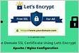 Get a free Lets Encrypt SSL certificate for Access Anywhere and